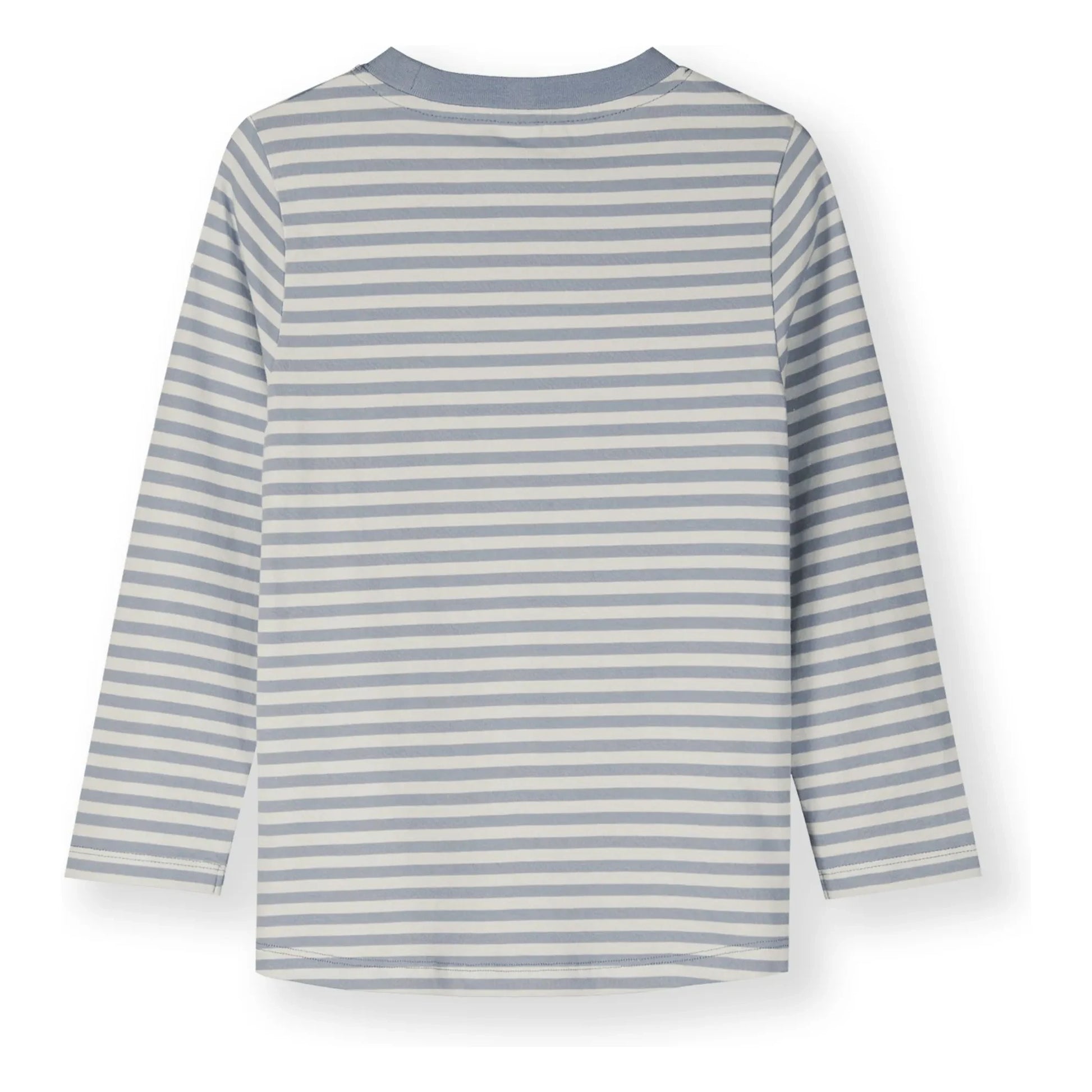 Gray Label - Stripes Organic Cotton T-shirt | Ice Blue