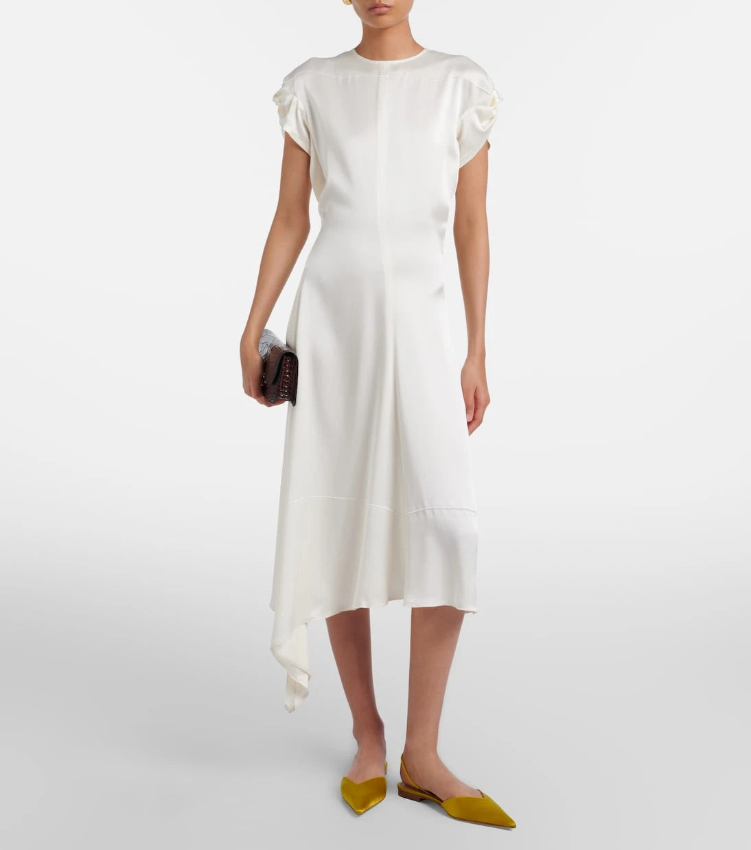Victoria Beckham - Victoria satin slingback flats