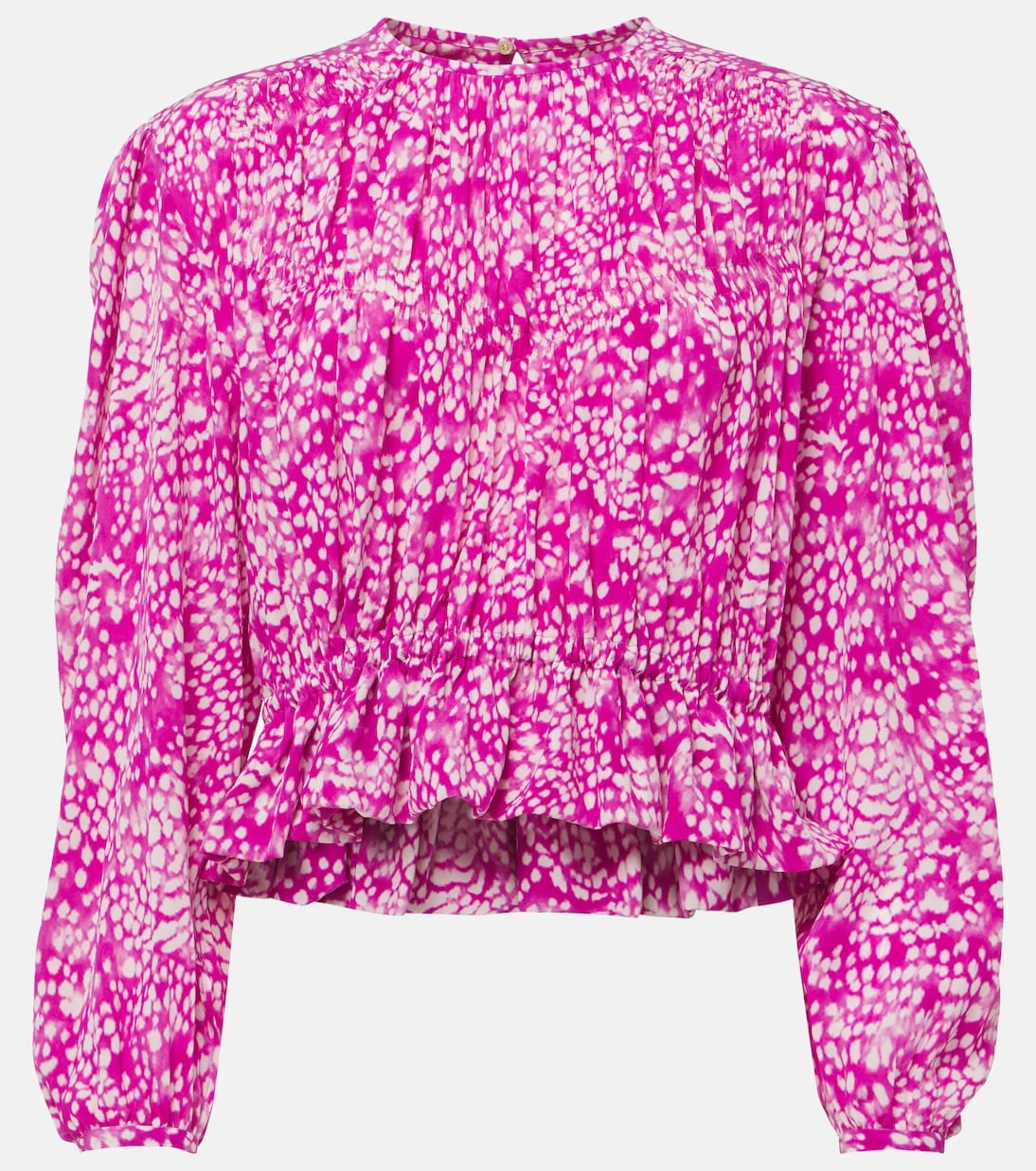 Isabel Marant - Gelina printed silk-blend top