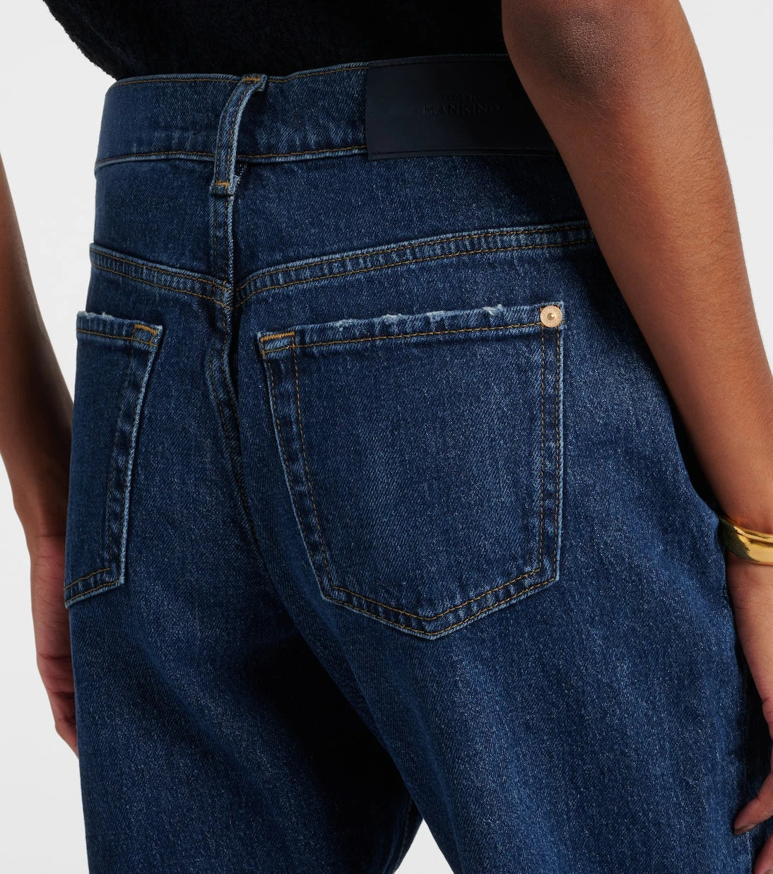 7 For All Mankind - جينز بقصة فلير وخصر مرتفع