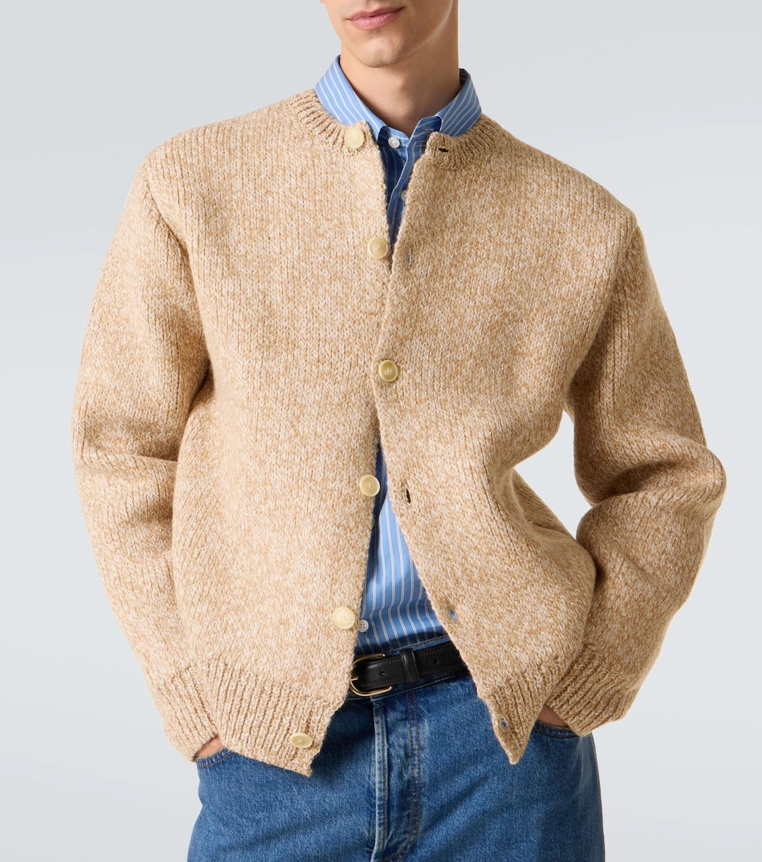 Auralee - Wool and alpaca-blend cardigan