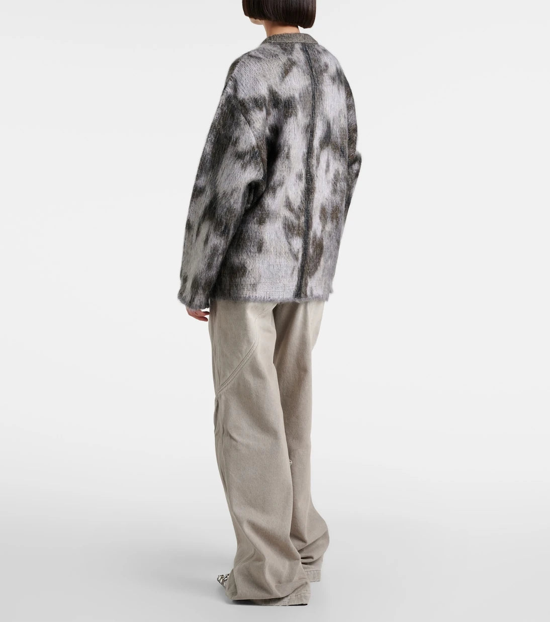 The Attico - Leopard-print jacquard sweater