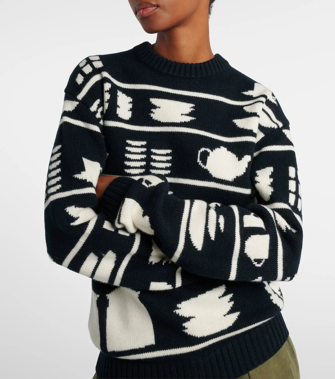 JW Anderson - Jacquard wool sweater