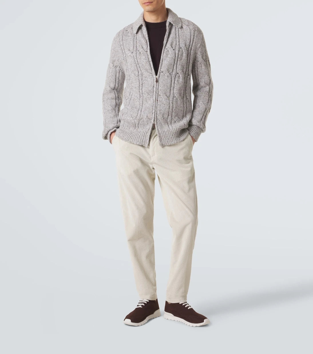 Kiton - Fits knitted sneakers