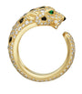 Yellow Gold, Diamond and Emerald Panthère de Cartier Ring