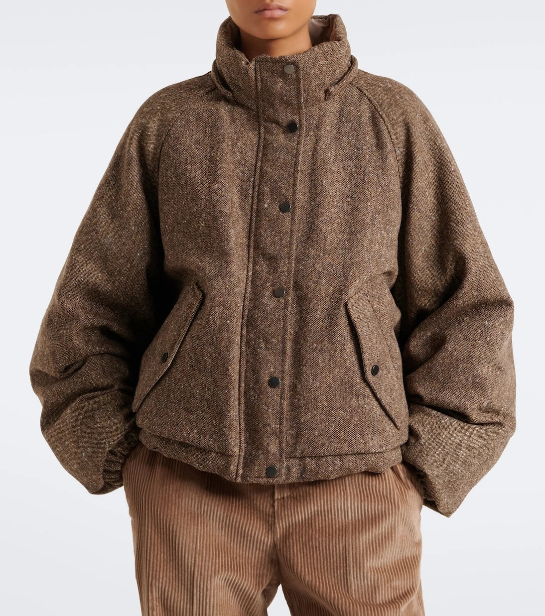 Brunello Cucinelli - Hooded wool-blend down jacket