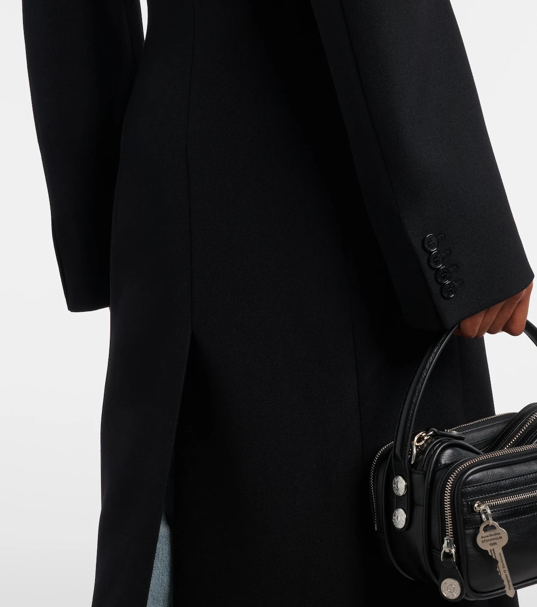Acne Studios - Double-breasted peplum wool coat
