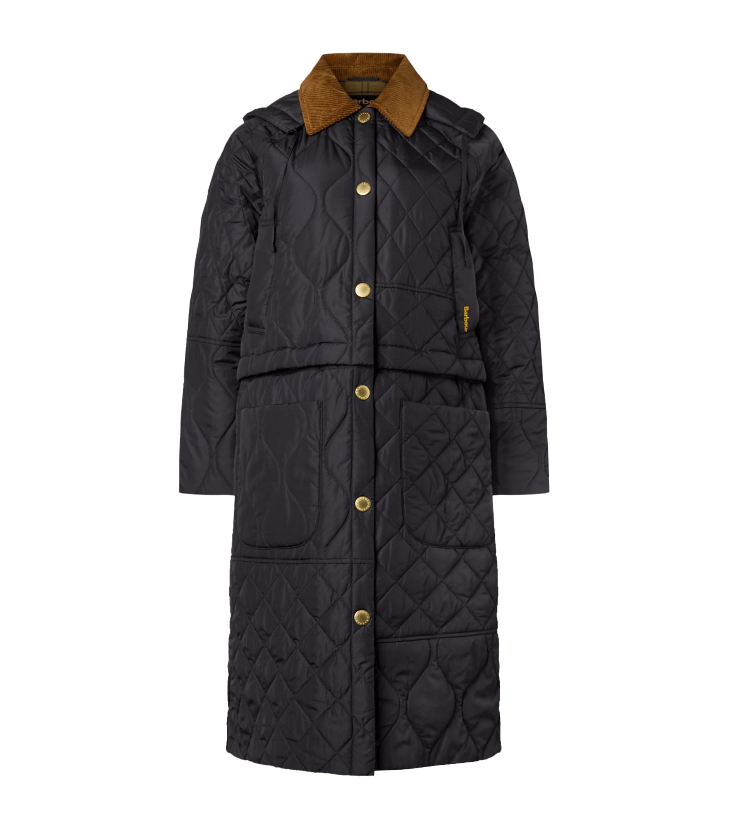 Barbour Black Quilted Lilian Coat