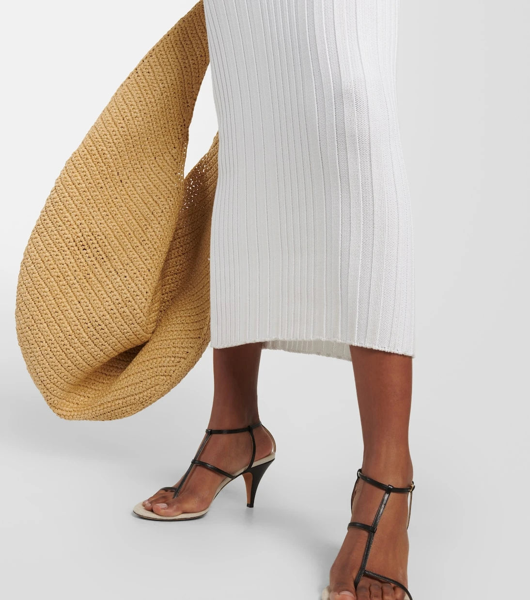 Khaite - Ottilie cotton-blend midi dress