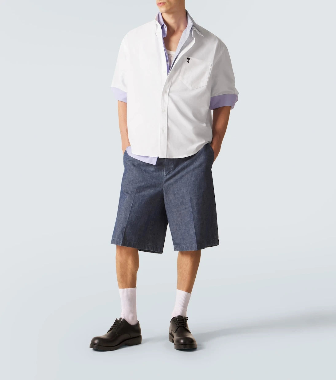 Ami Paris - Cotton poplin shirt