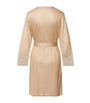 Hanro Beige Lace -Trim Lilith Robe