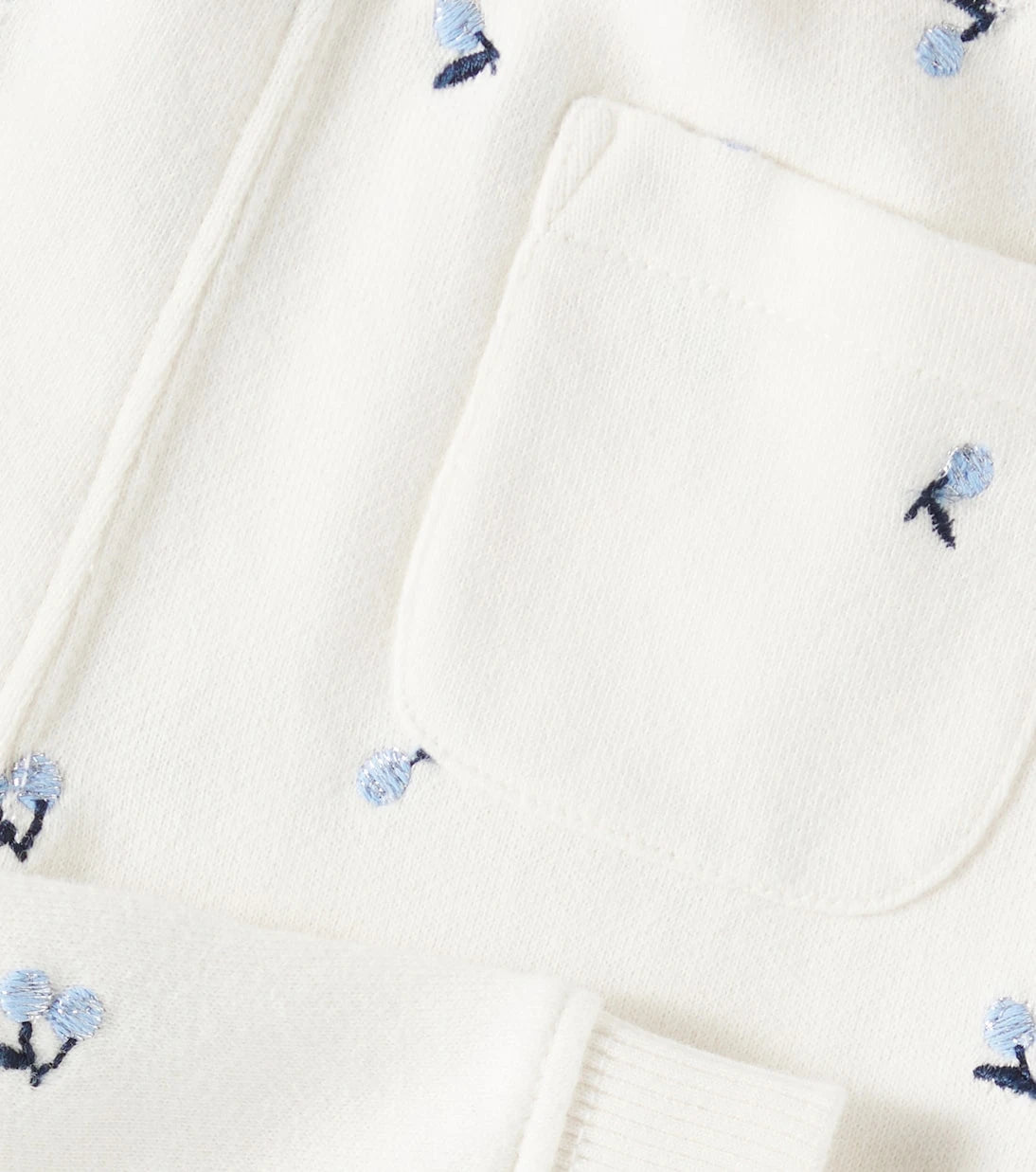 Bonpoint - Baby Bambo embroidered cotton sweatpants