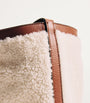 Multi Shearling-Leather Bucket Bag