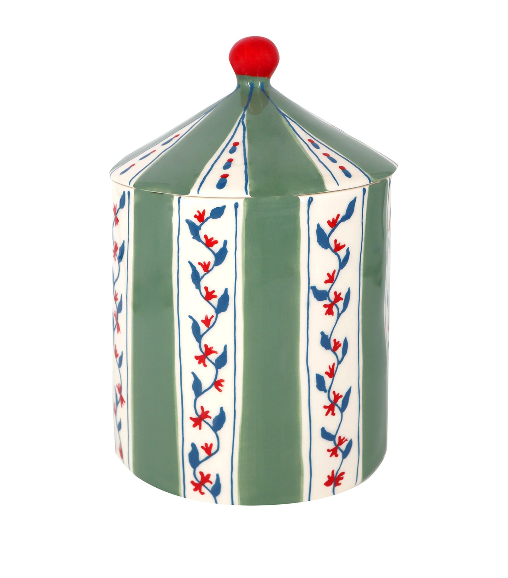 Earthenware Flower Storage Jar (23cm)