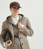 Brunello Cucinelli Brown Quilted Hooded Gilet