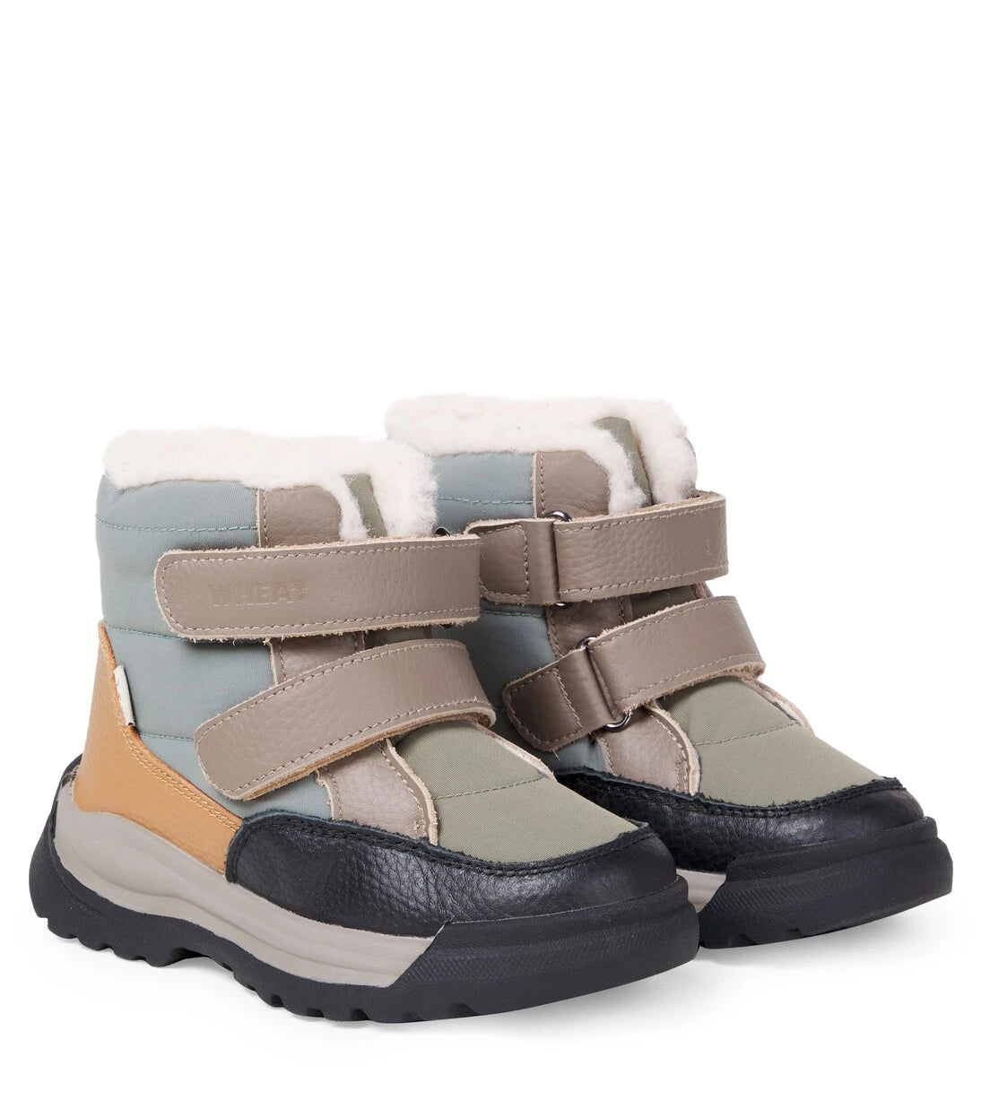 Wheat - Tex leather-trimmed boots