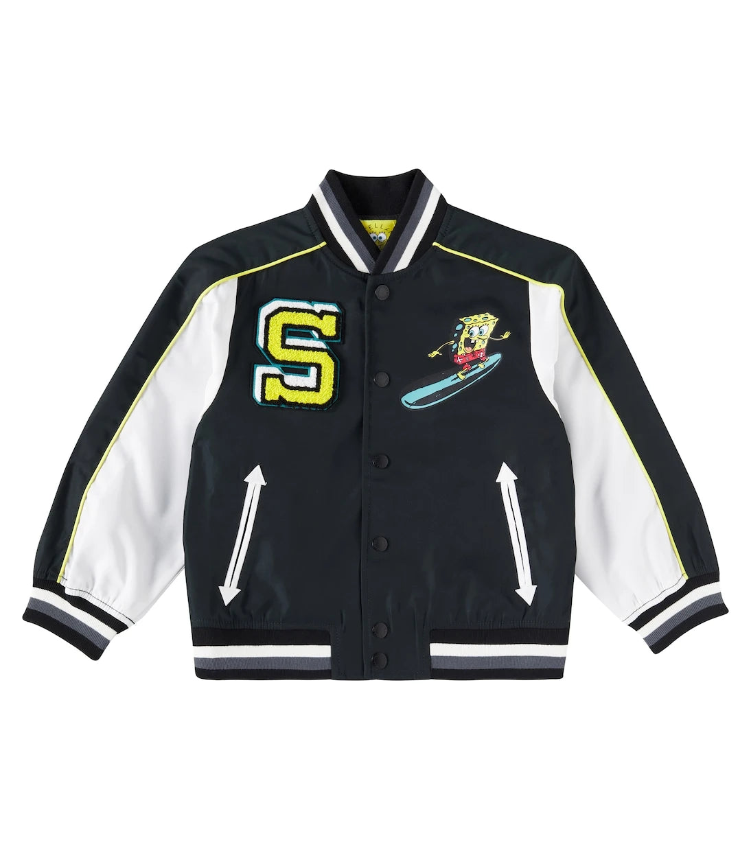 Stella McCartney Kids - x SpongeBob SquarePants varsity jacket