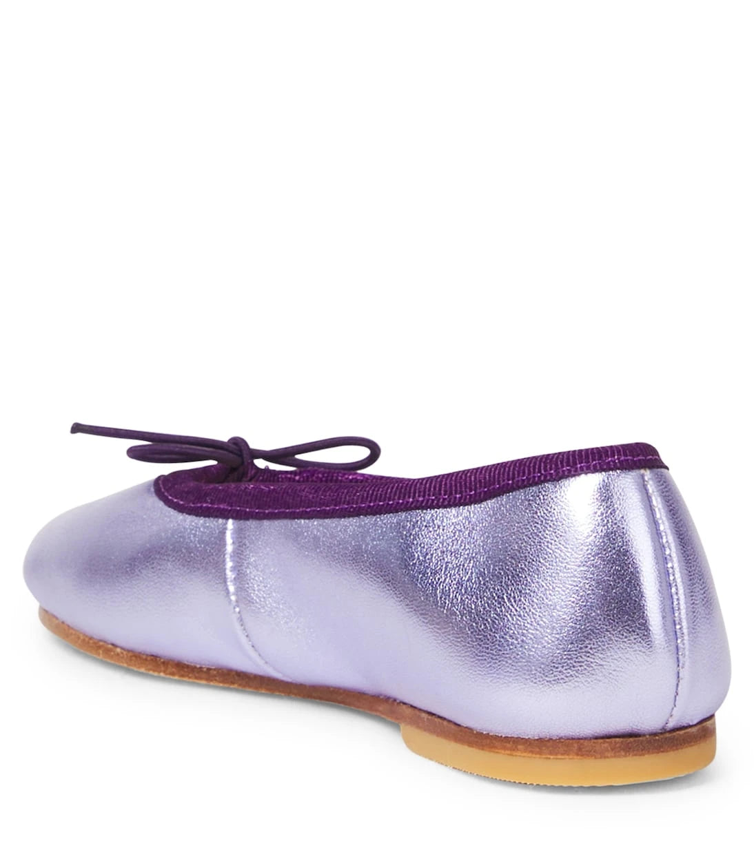 Bonpoint - Lisa metallic leather ballet flats