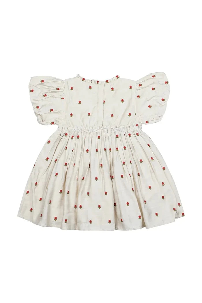 Donsje лятна рокля Camilla Dress Red Roses