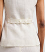 Faithfull the Brand White Linen Seema Top