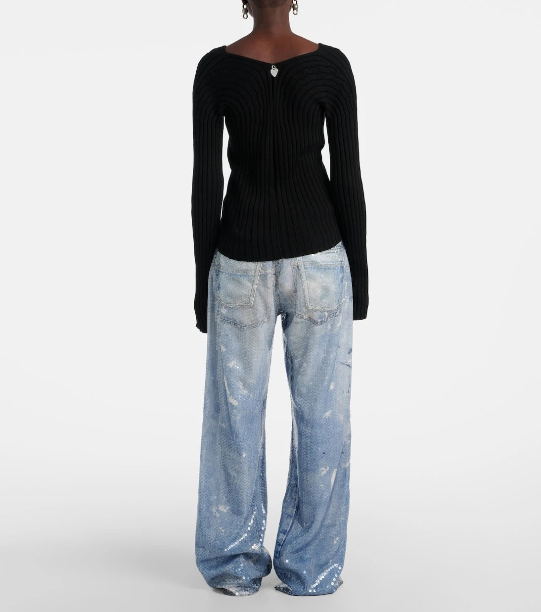 Acne Studios - Ribbed-knit cotton crêpe cardigan