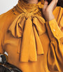 Yellow x Giuliva Heritage Silk Blouse
