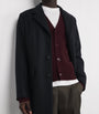 Sandro Paris Blue Wool-Blend Apollo Overcoat