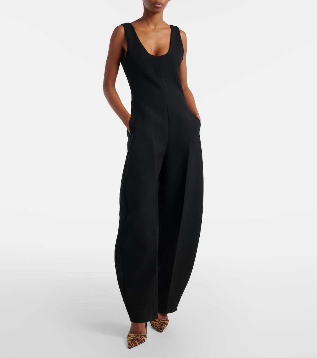 Alaïa - Wool-blend jumpsuit
