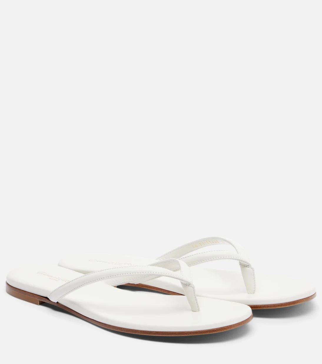 Gianvito Rossi - Leather thong sandals