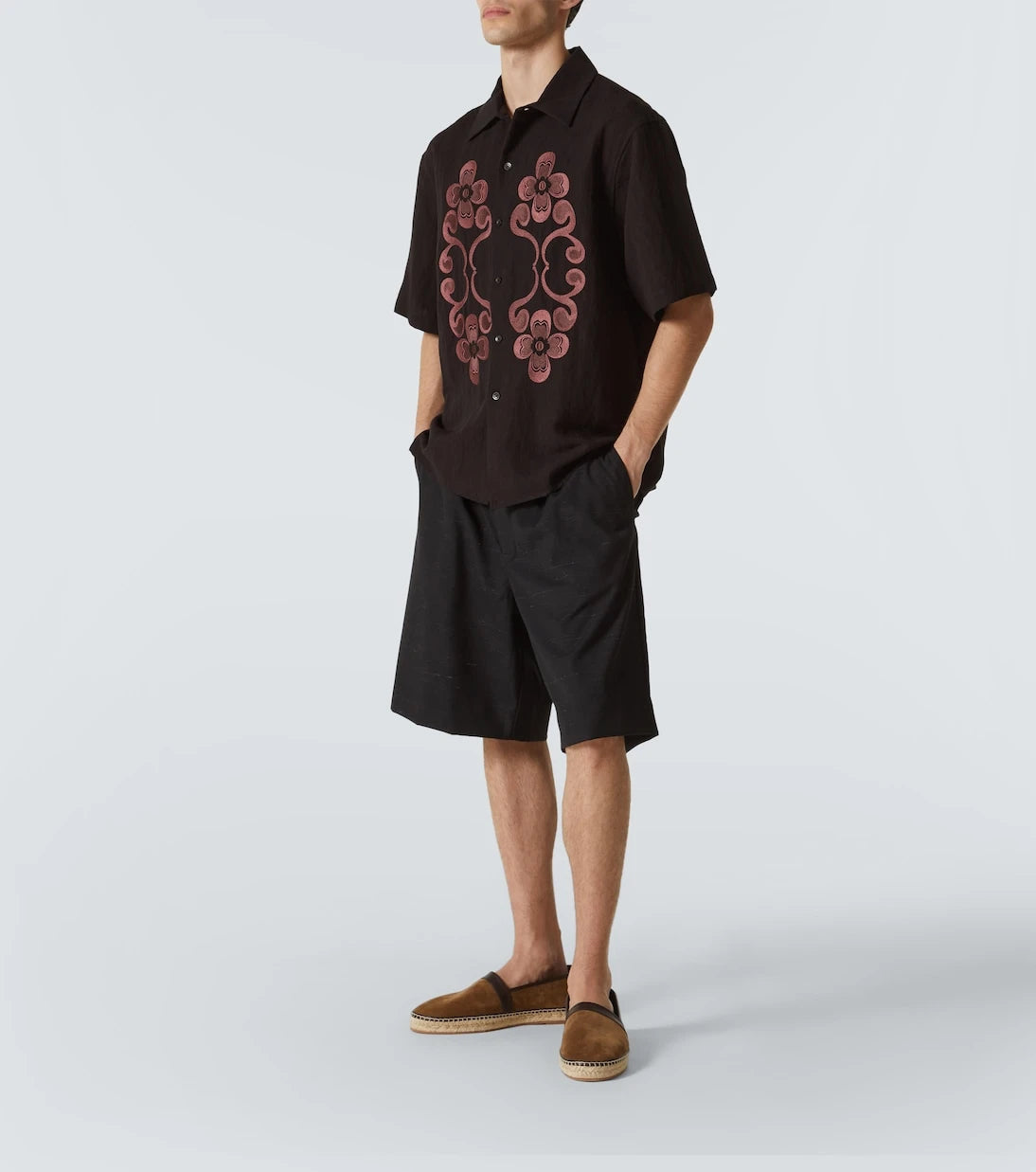 Commas - Reflection embroidered shirt