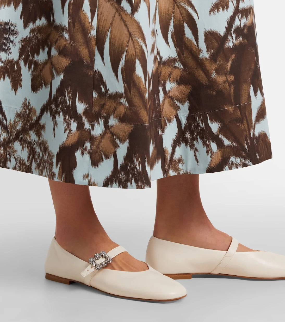 Roger Vivier - Roundytoe leather ballet flats