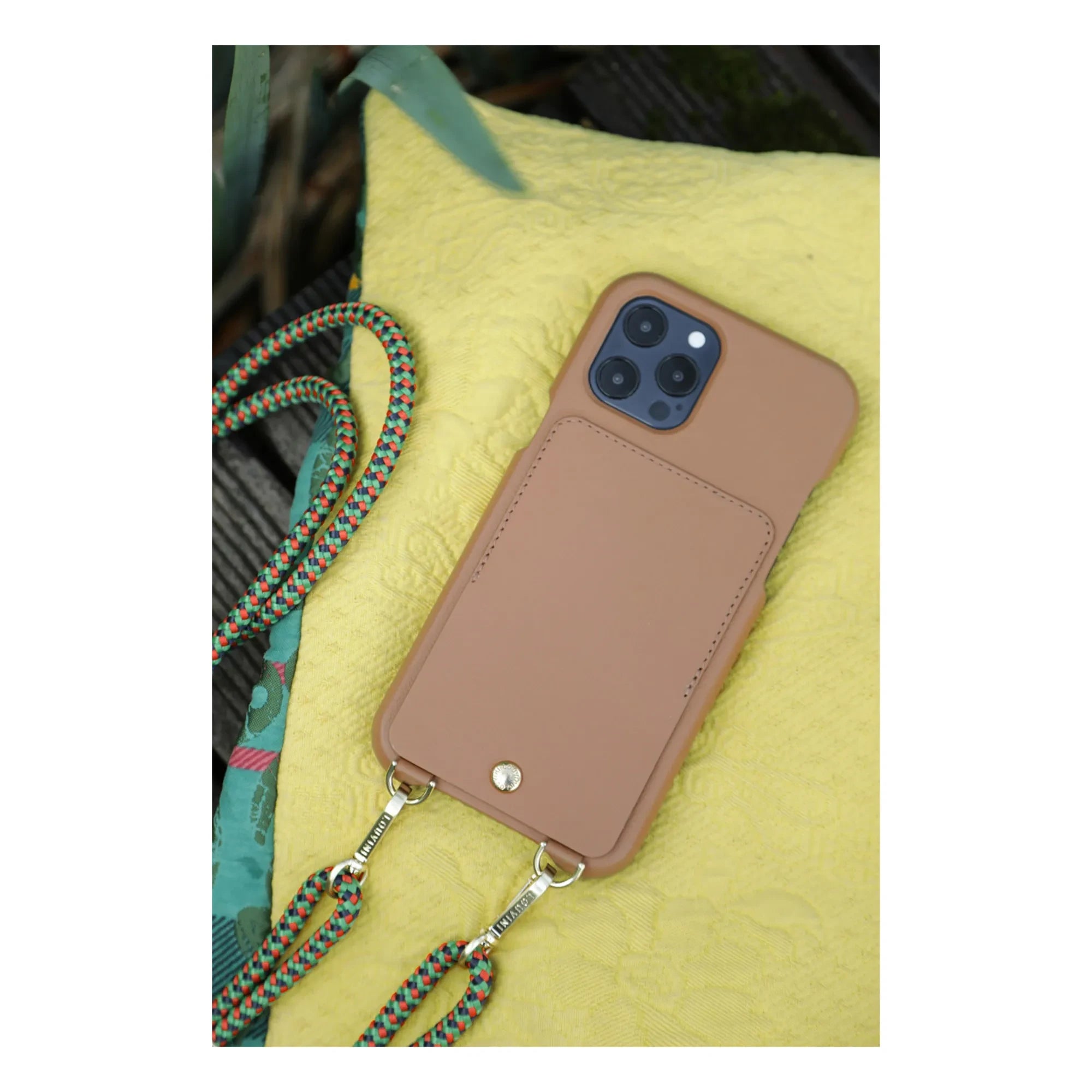 Louvini - Lou Leather iPhone Case | Camel