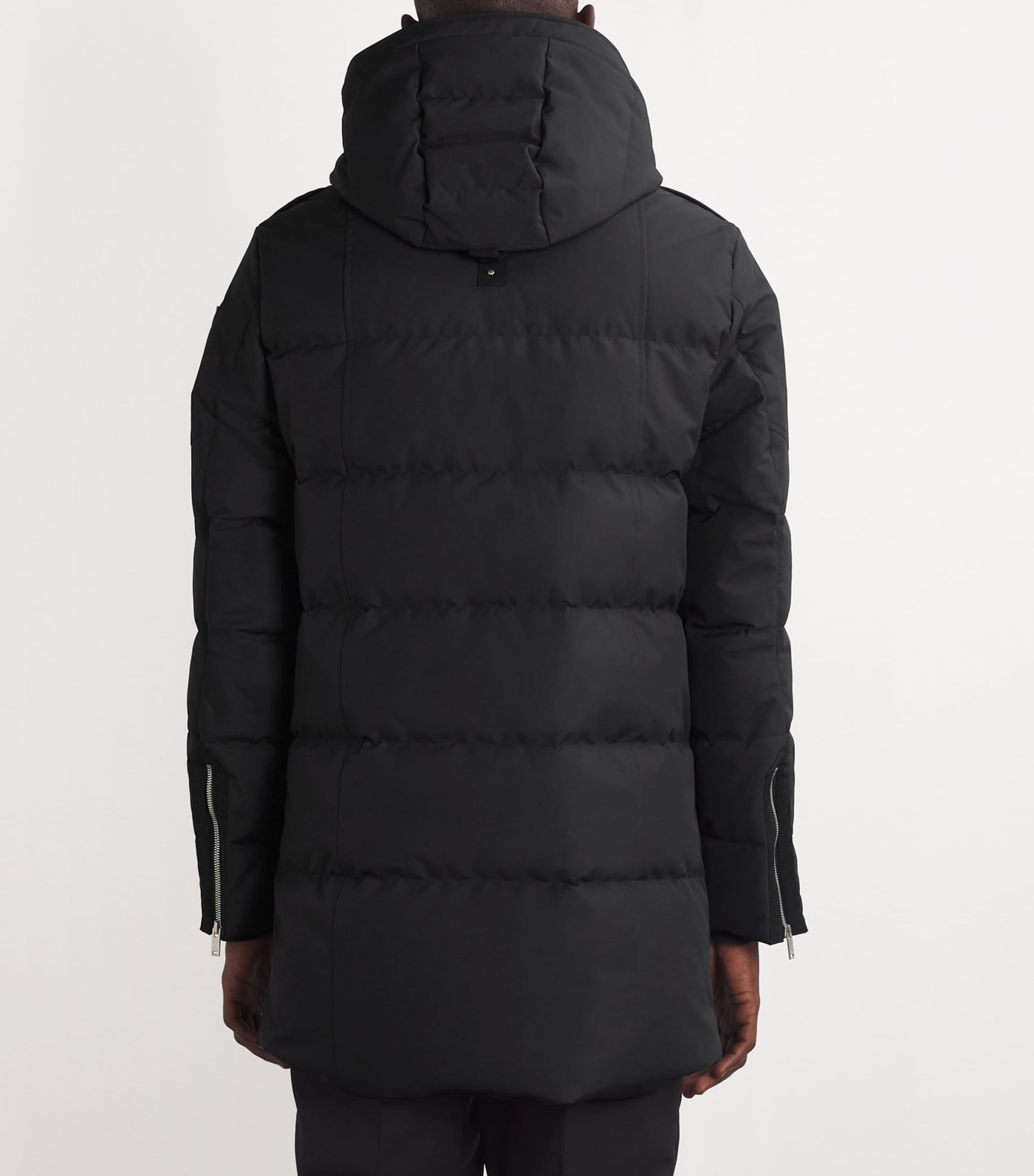Moose Knuckles Black Down-Padded Cloud Parka Coat