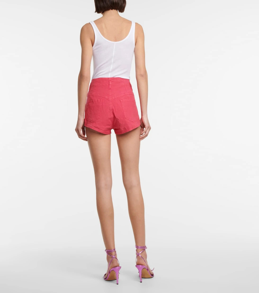 Isabel Marant - Deverson linen-blend shorts