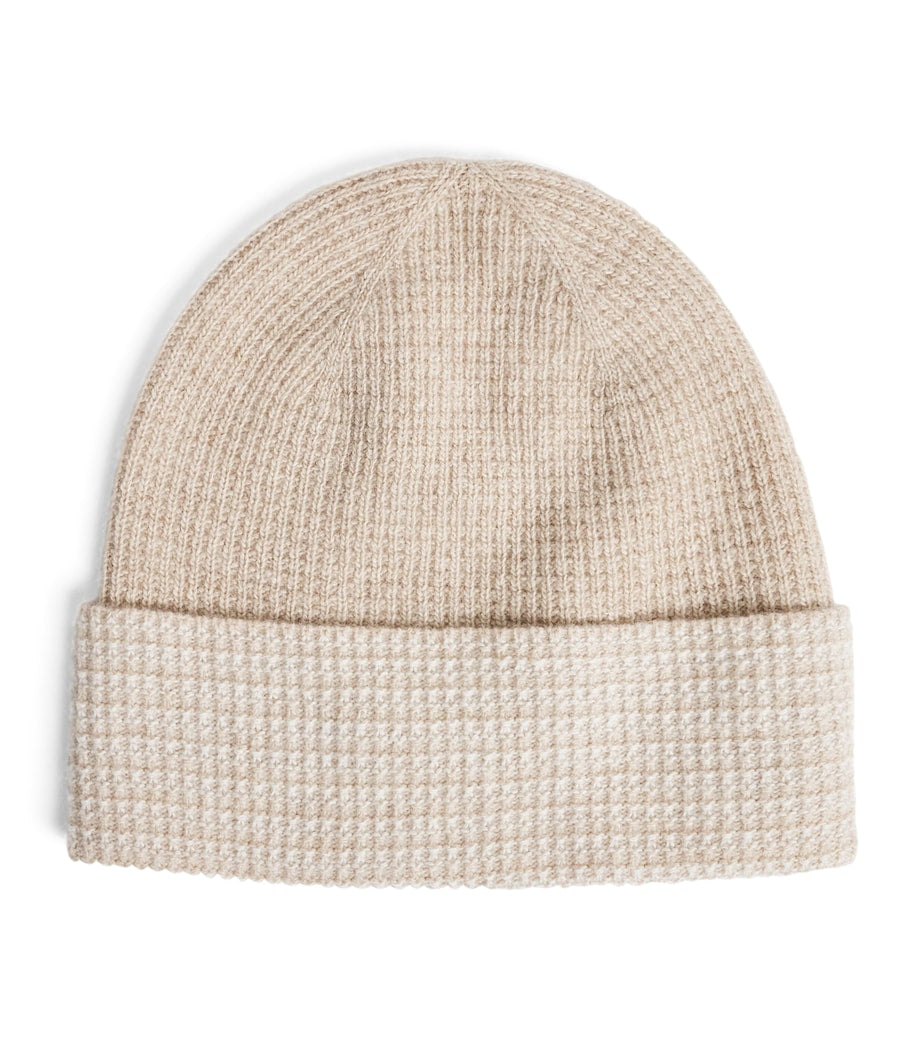 Eleventy Beige Wool-Cashmere Beanie