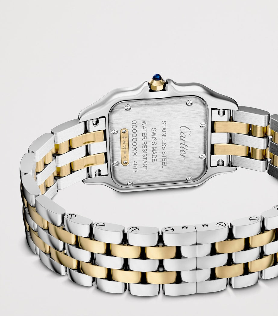 Medium Yellow Gold and Stainless Steel Panthère de Cartier Watch 27mm