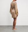 Silk Lace-Trim Gina Short Robe