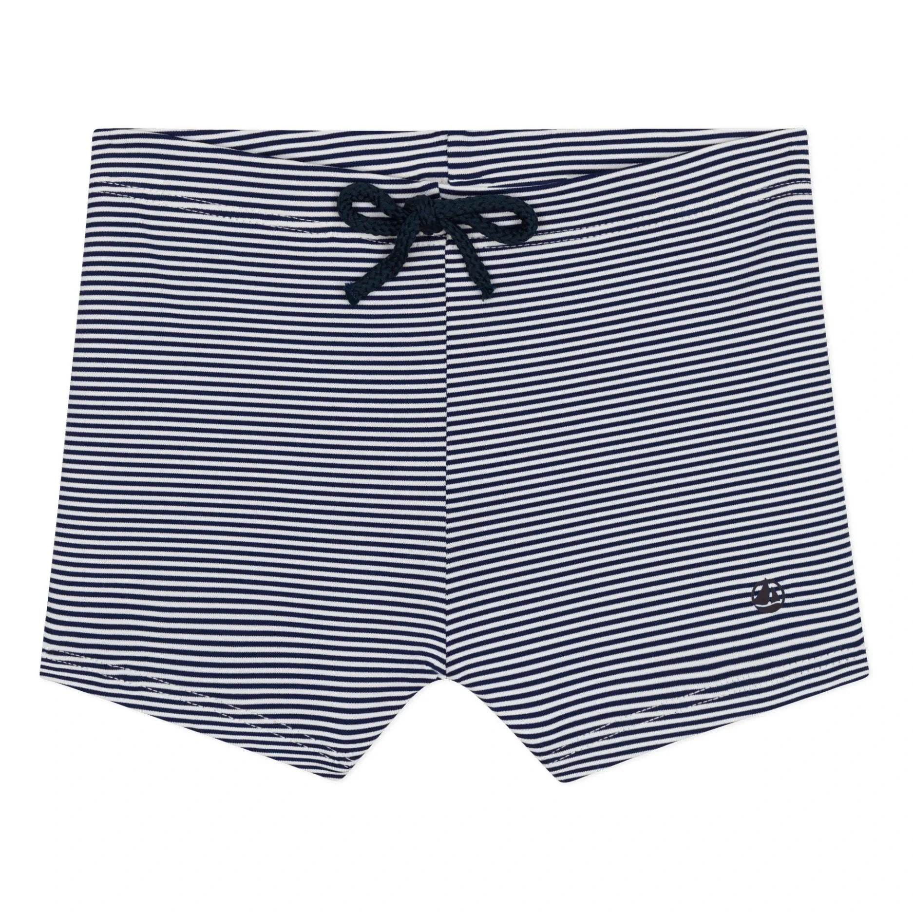 Petit Bateau - Magic Striped Swim Shorts | Navy blue