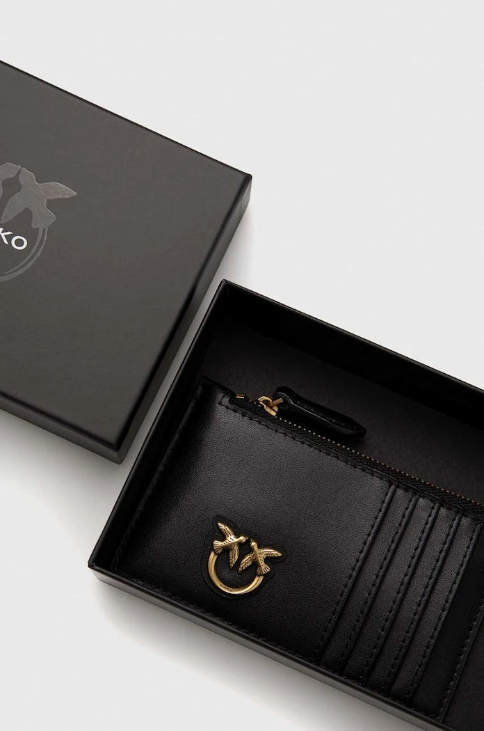 Pinko портфейл дамски от кожа