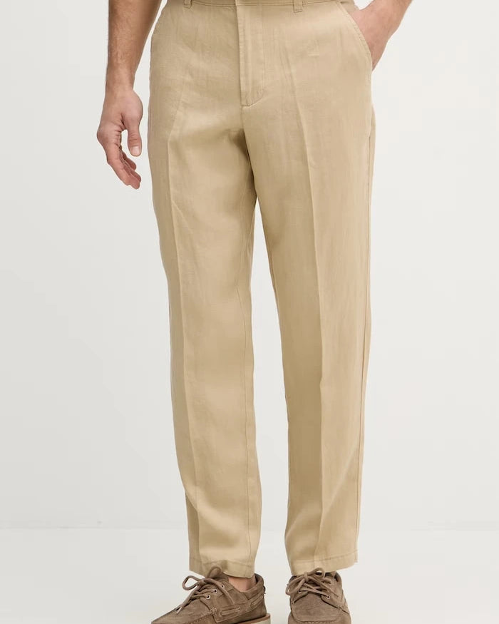 United Colors of Benetton erkek keten pantolon