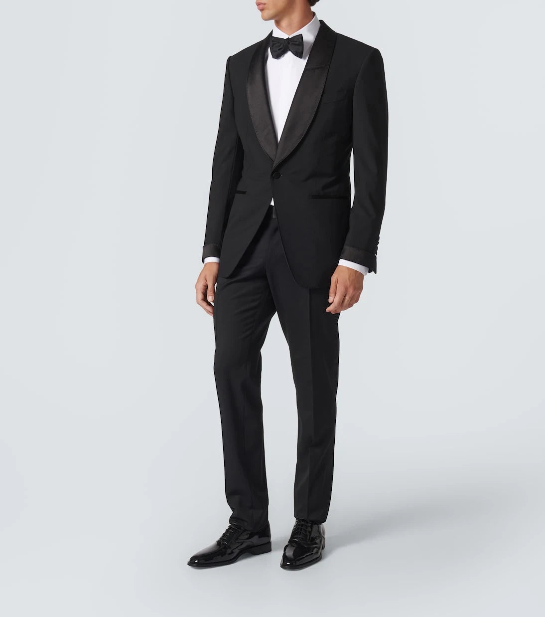 Dolce&Gabbana - Wool and silk-blend tuxedo pants