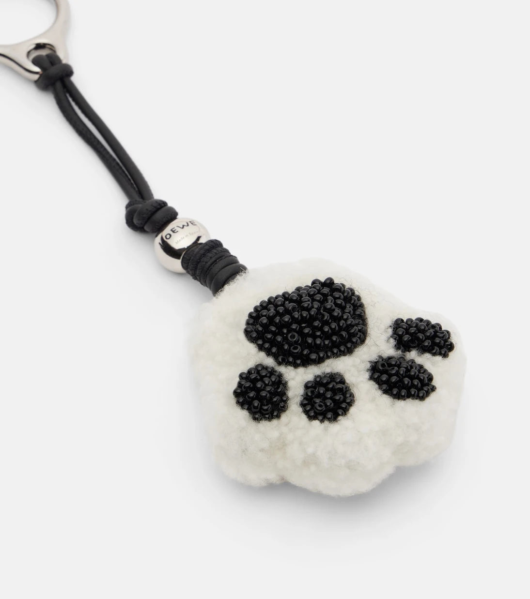 Loewe - Paw shearling and leather bag charm