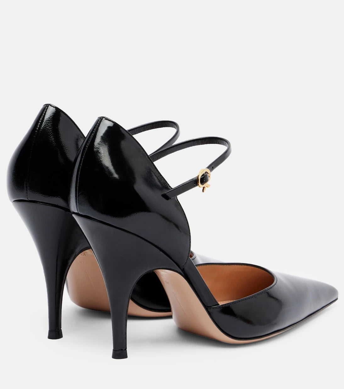 Gianvito Rossi - Sofia D'Orsay patent leather pumps