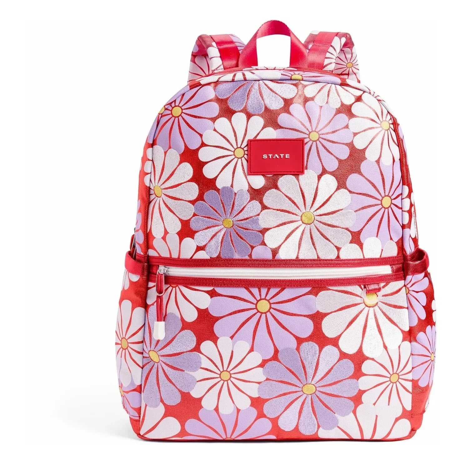 State Bags - Kane Two Pockets Ruby Floral Backpack | Coral