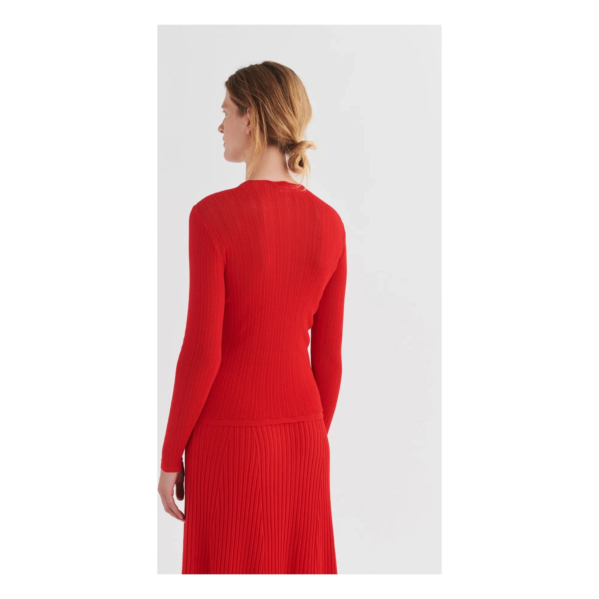 FUB - Top High Twist LS | Red