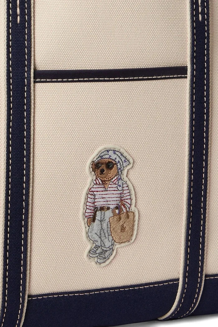 Polo Ralph Lauren чанта tote дамска от памук