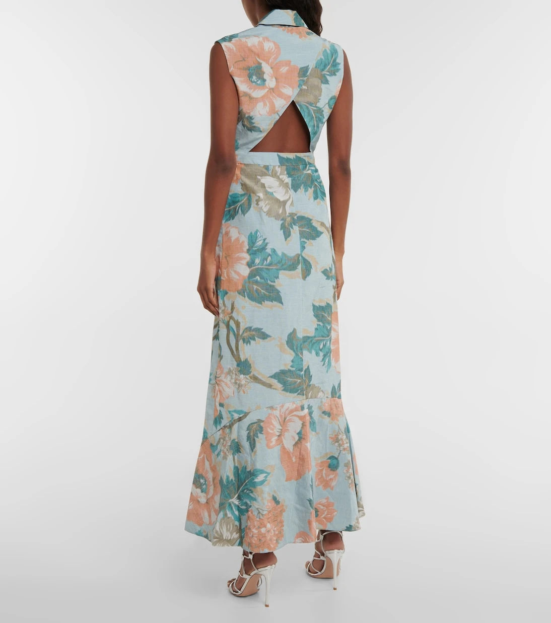 Erdem - Mona floral cutout midi dress