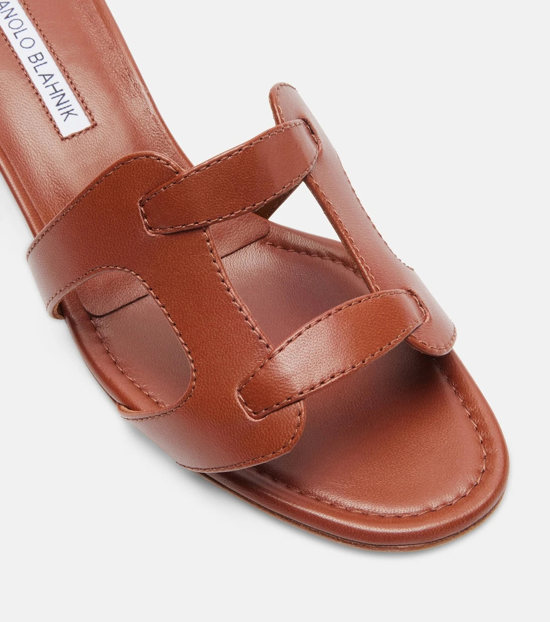 Manolo Blahnik - Grellanu 50 leather mules
