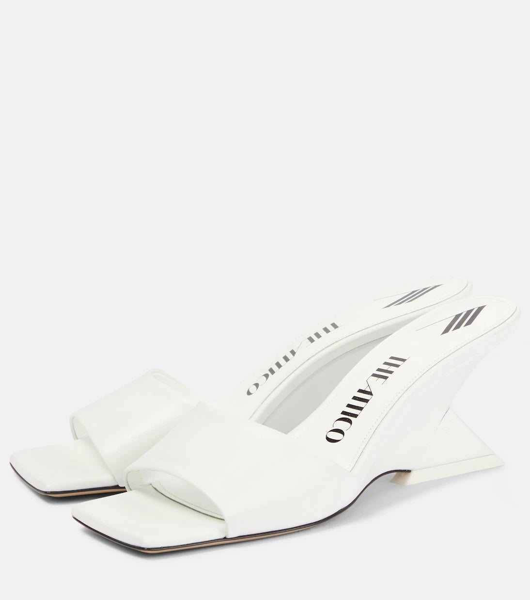 The Attico - Cheope leather mules