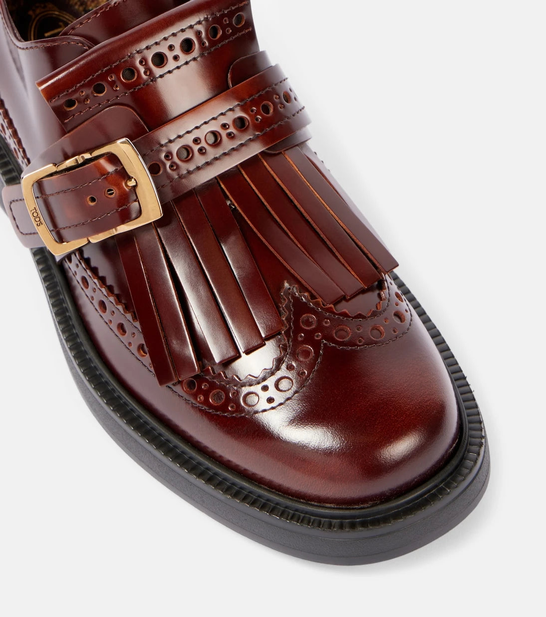 Tod's - Leather monk strap shoes